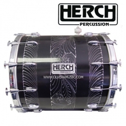 Herch Mod.GA-BK-GB tambora de 22x24 pulgadas
