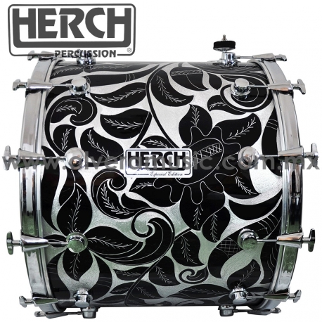 Herch Mod.HJ-BL-GB tambora de 20x24 pulgadas