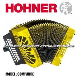 Hohner Mod.Compadre COG-YLLW acordeón diatónico