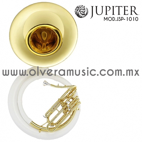 Jupiter Mod.JSP-1010 tuba combinada fibra-metal terminado laca tono de Sib