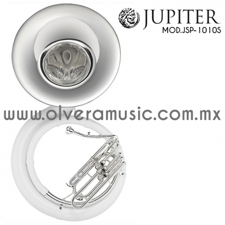 Jupiter Mod.JSP-1010S  tuba combinada fibra-metal terminado plata tono de Sib
