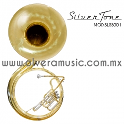 Silvertone Mod.SLSS001 tuba de metal terminado laca tono de Sib