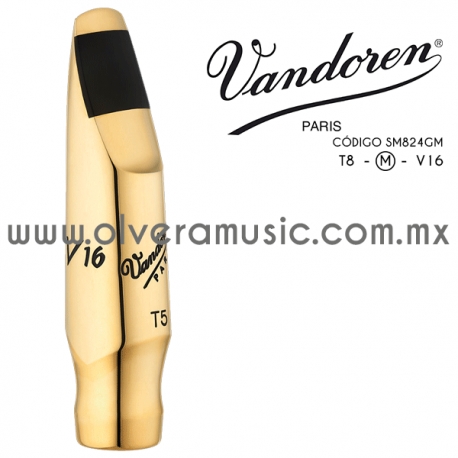 Vandoren Mod.V16 Metal (T8M) boquilla para saxofón tenor