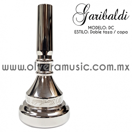 Garibaldi Mod.DC boquilla para trombón doble taza