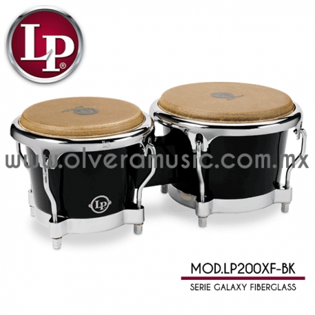 LP Mod.LP200XF-BK bongo Serie Galaxy Fiberglass (fibra de vidrio)