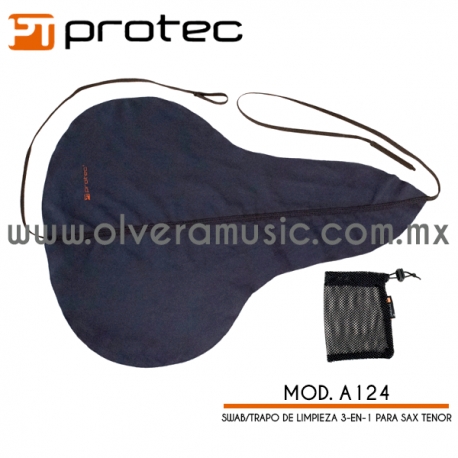 Protec Mod.A124 swab/trapo de limpieza 3-EN-1 para saxofón tenor