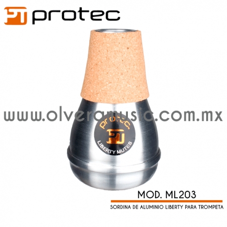 Protec Mod.ML203 Liberty sordina de aluminio mute para trompeta