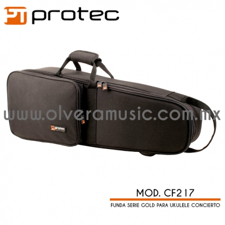 Protec Mod.CF217 Serie Gold funda para ukulele concierto