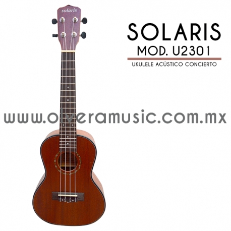 Solaris Mod.U2301 ukulele concierto acústico