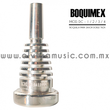 Boquimex Mod. DC boquilla para saxor (Doble taza)