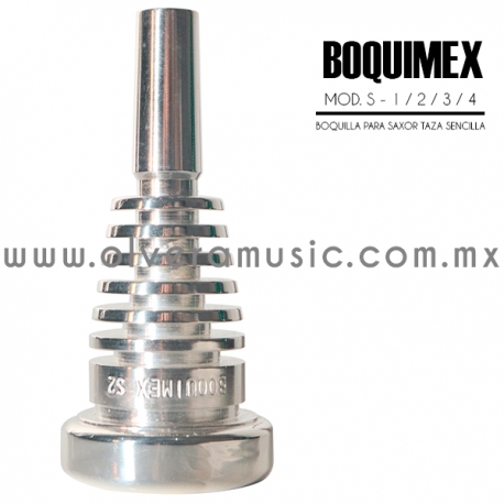 Boquimex Mod. S boquilla para saxor (Taza sencilla)