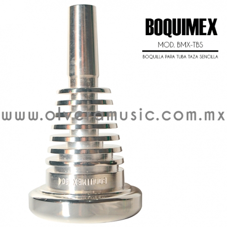 Boquimex Mod. BMX-TBS boquilla para tuba (Taza sencilla)Boquimex Mod. BMX-TBS boquilla para tuba (Taza sencilla)
