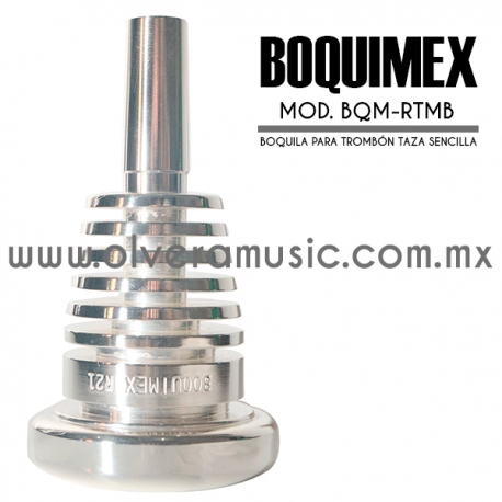 Boquimex Mod. BMX-TMBR boquilla para trombón (Taza sencilla)