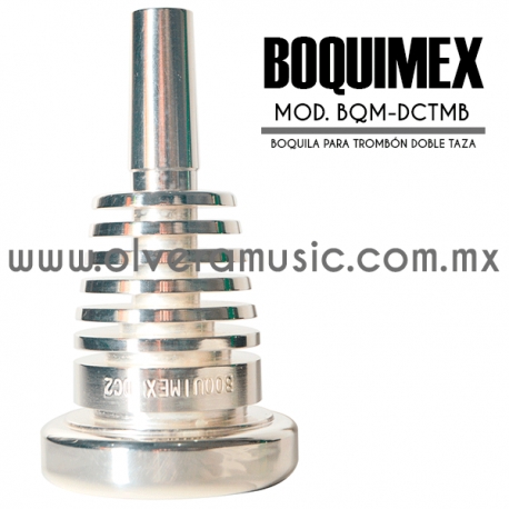 Boquimex Mod. BMX-DCTMB boquilla para trombón (Doble taza)