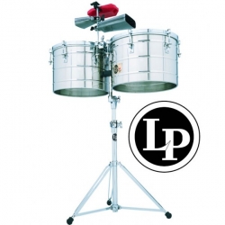 Timbales LP Thunder Tito Puente LP258-S 15" y 16" (Silver)